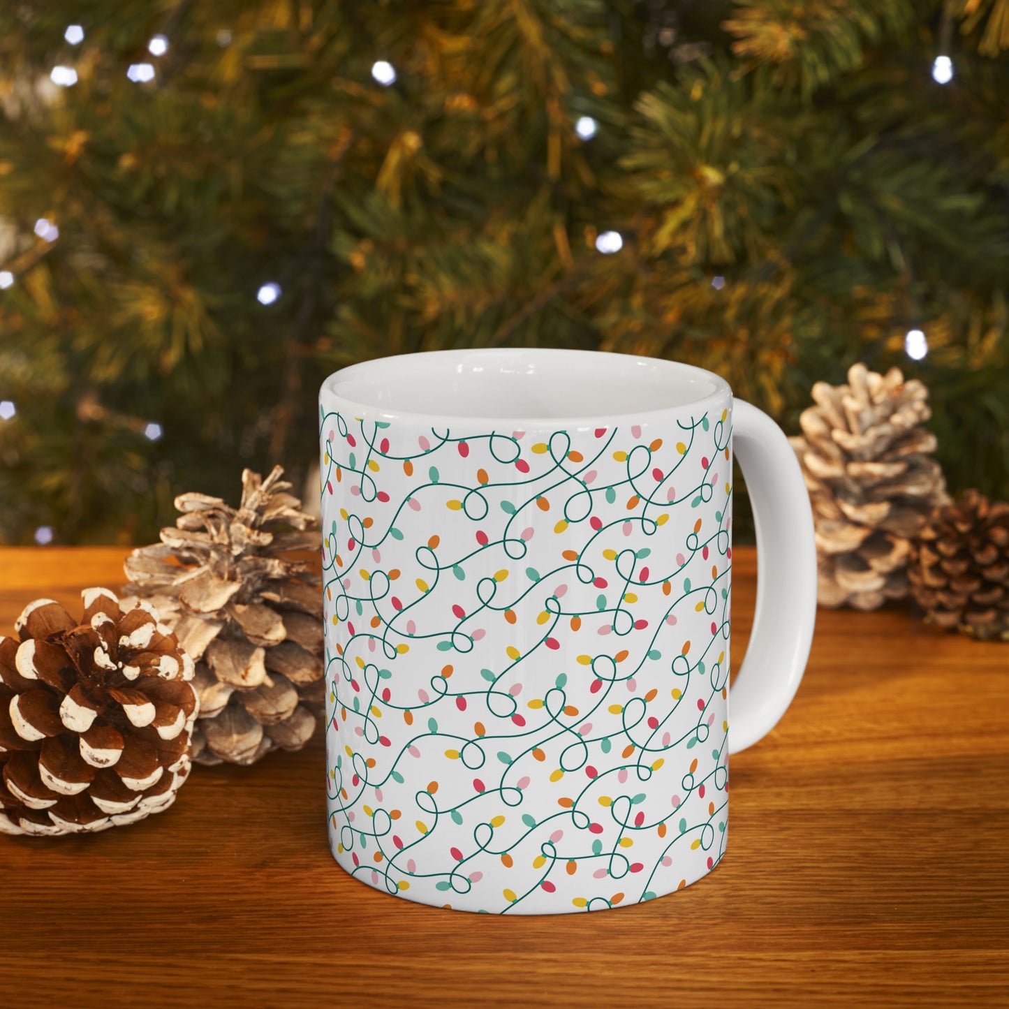 Christmas Lights 2 Ceramic Mug