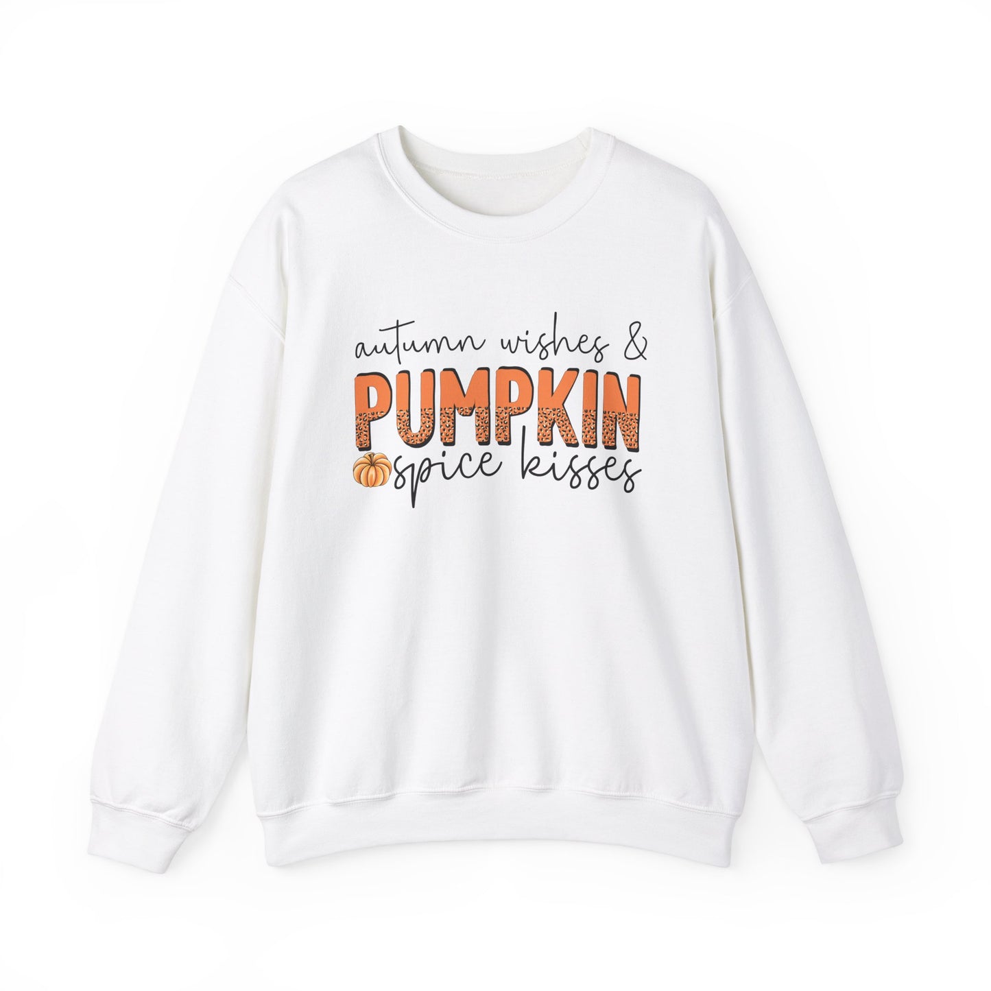 Autumn Wishes Pumpkin Spice Unisex Heavy Blend™ Crewneck Sweatshirt