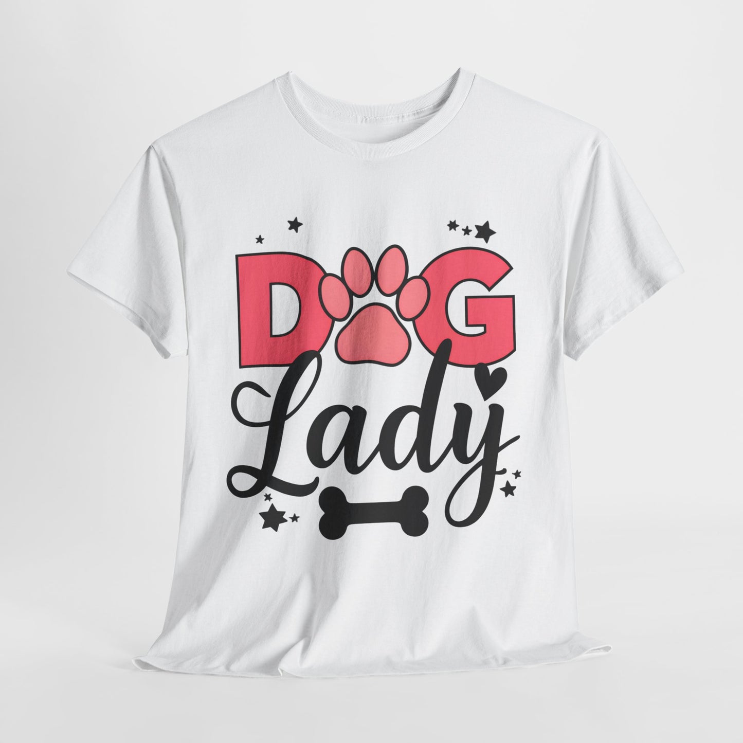 Dog Lady Unisex Heavy Cotton Tee