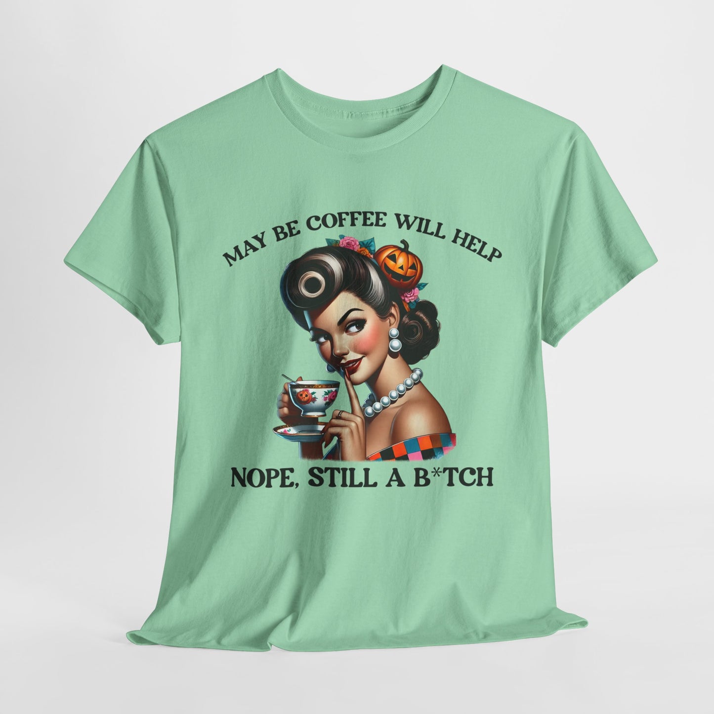 Funny Retro Housewife Short Sleeve Tee - Style #4