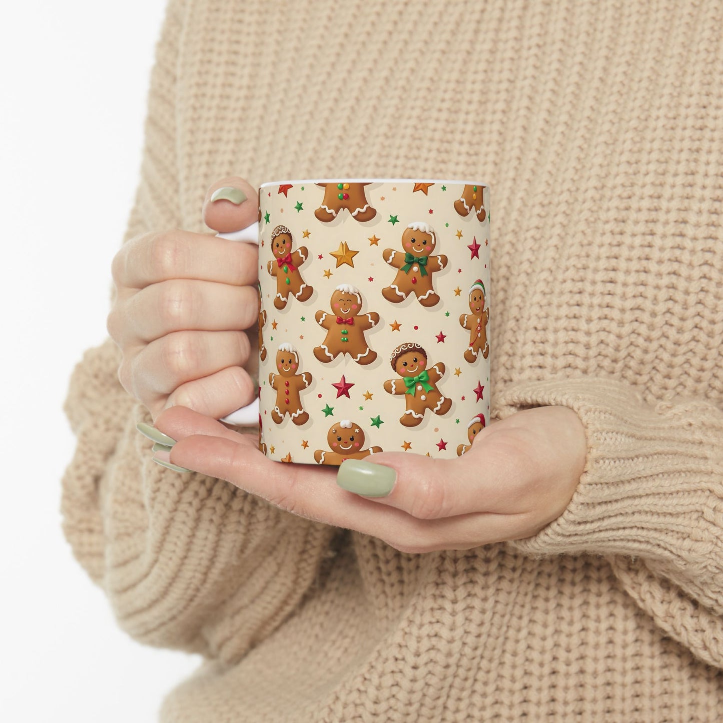 Gingerbread Man Christmas Mug