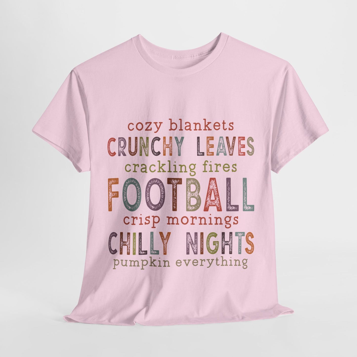 Cozy Blankets Chilly Nights Fall Autumn Unisex Heavy Cotton Tee