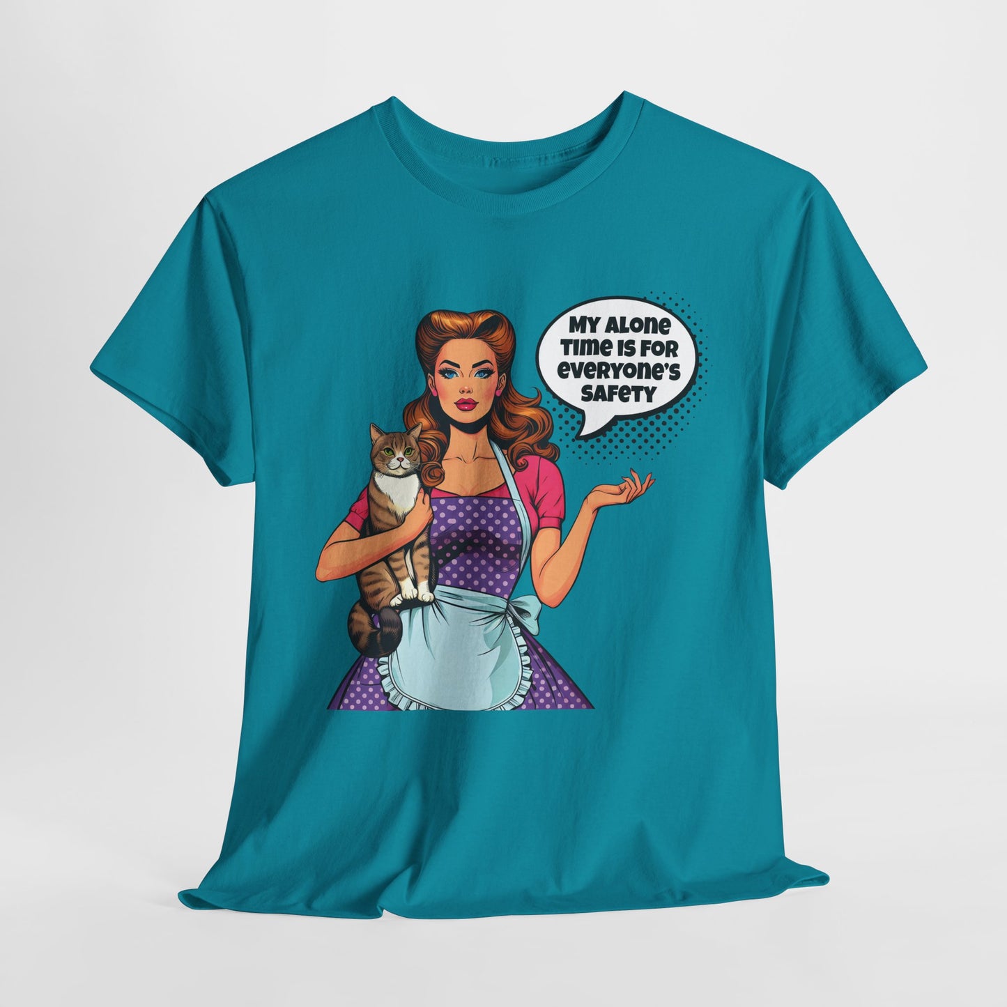 My Alone Time Funny Housewife Heavy Cotton Tee