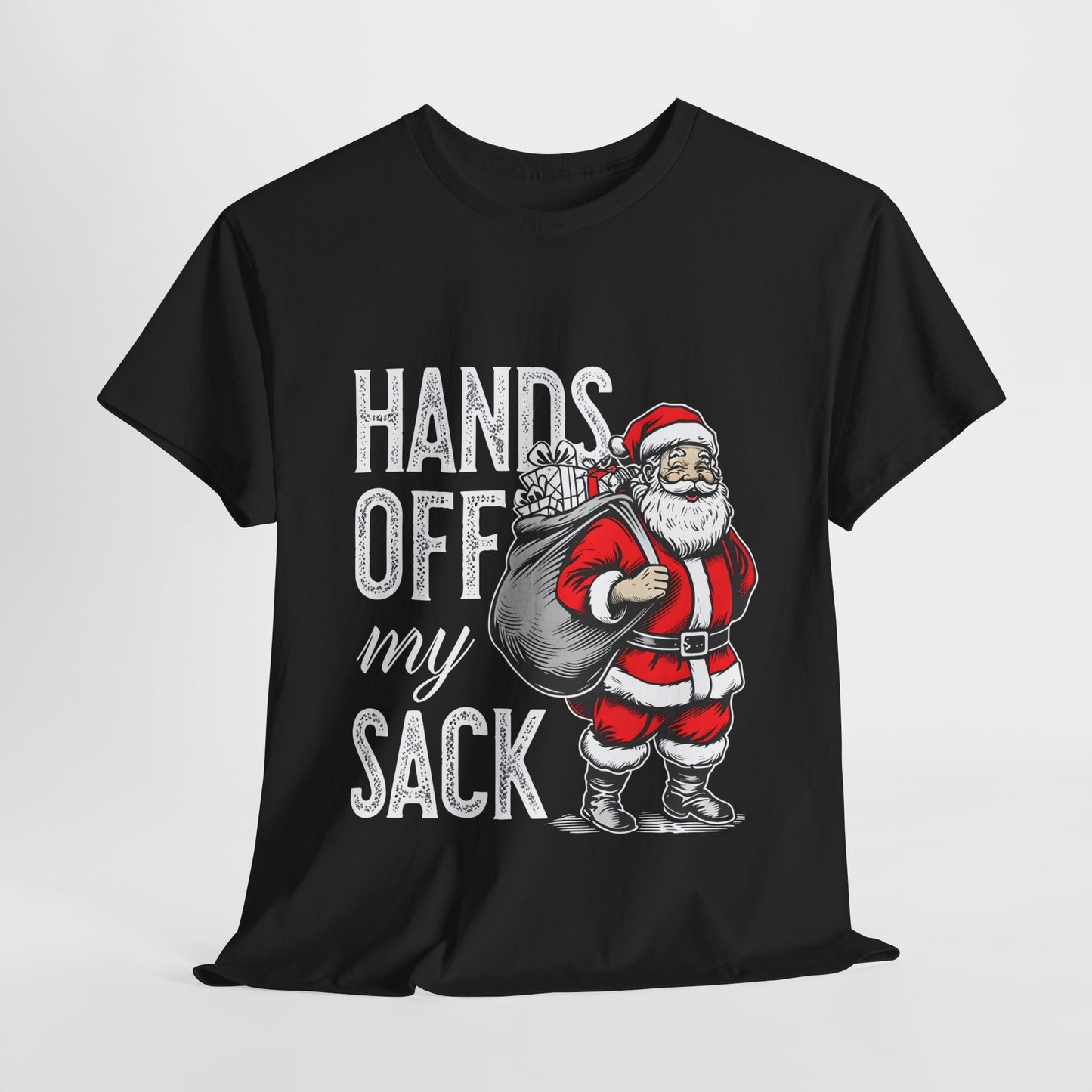 Santa Hands Off My Sack Christmas T-Shirt