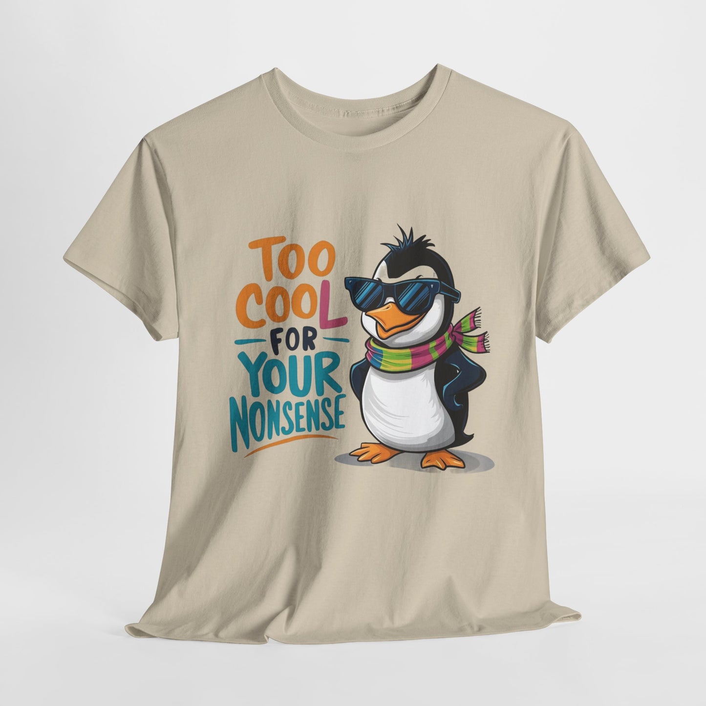 Funny Penguin Unisex Heavy Cotton Tee