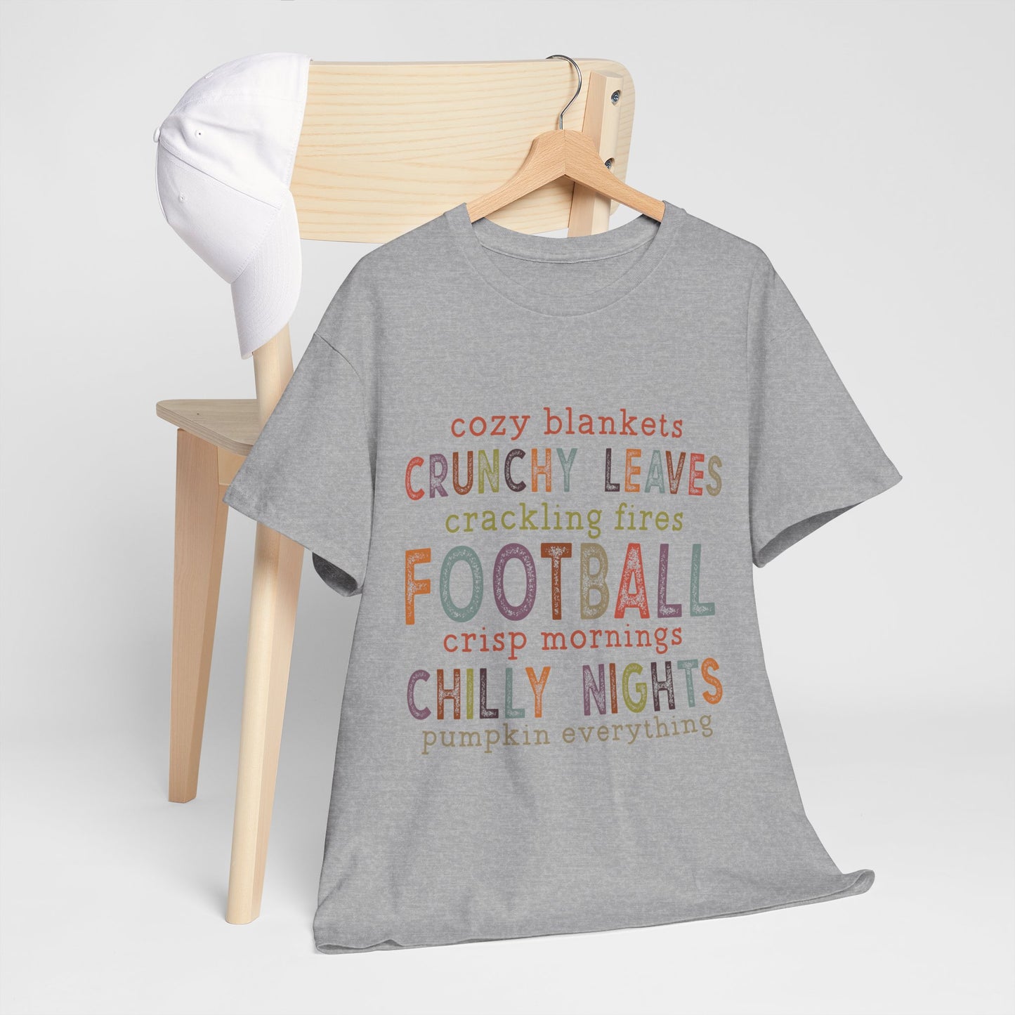 Cozy Blankets Chilly Nights Fall Autumn Unisex Heavy Cotton Tee