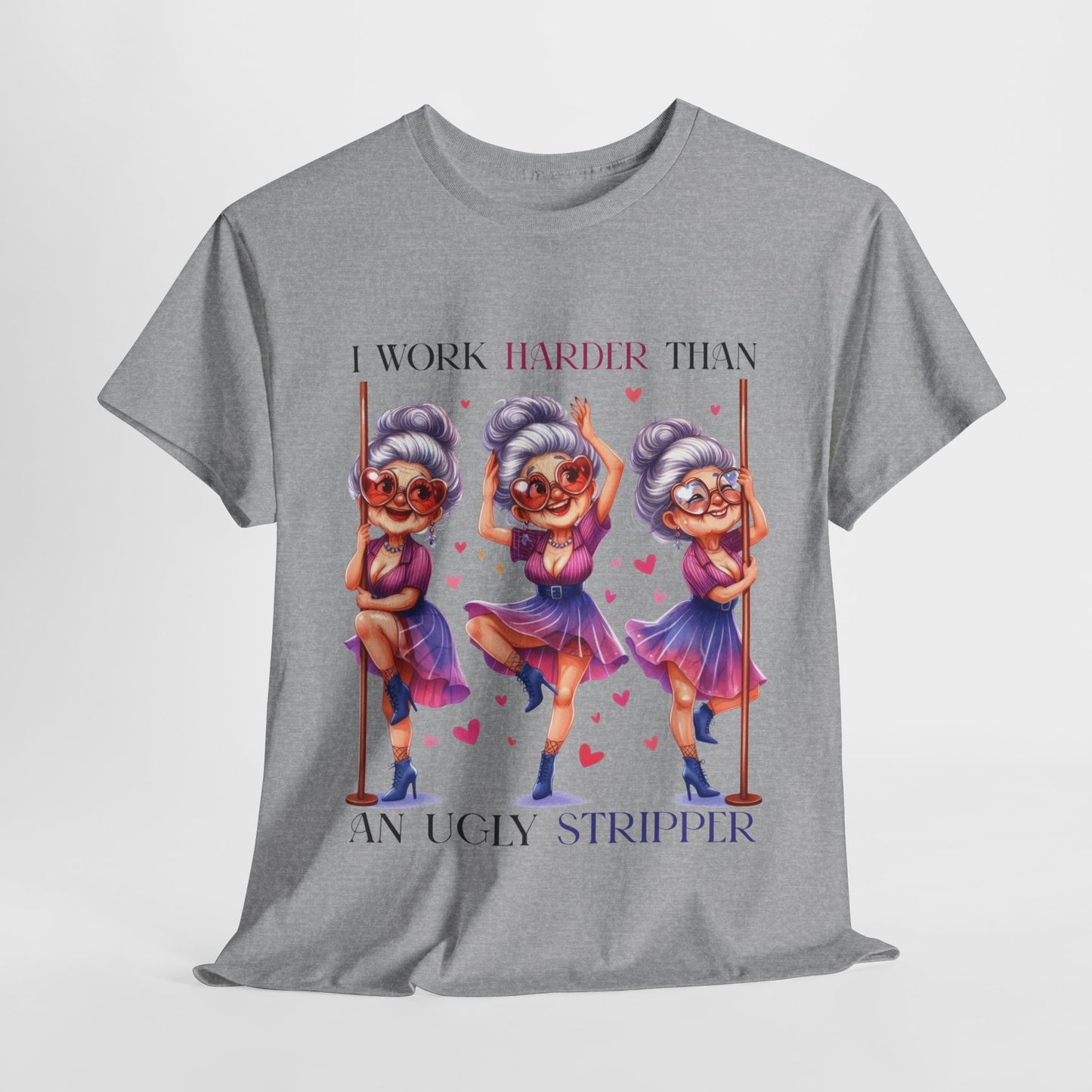 Grandma Stripper Funny Woman Short Sleeve Tee