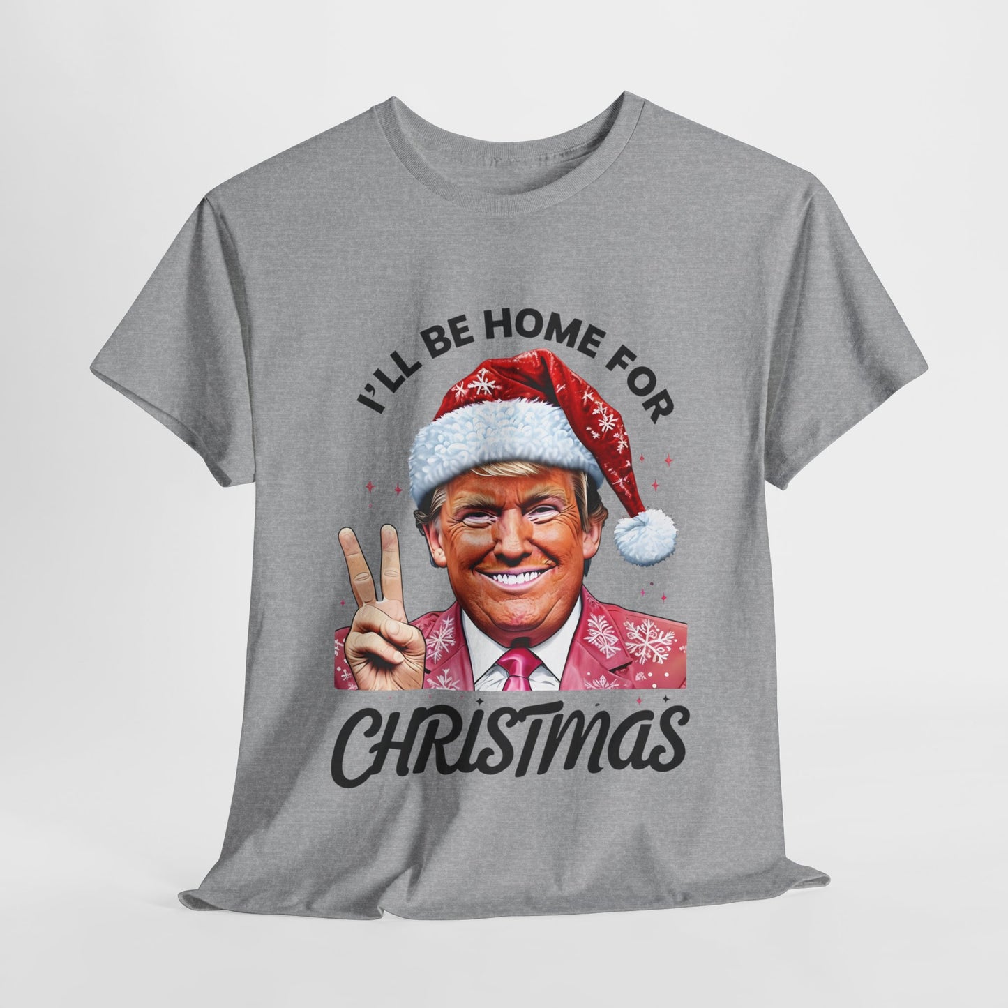 Trump I'll Be Home For Christmas T-Shirt