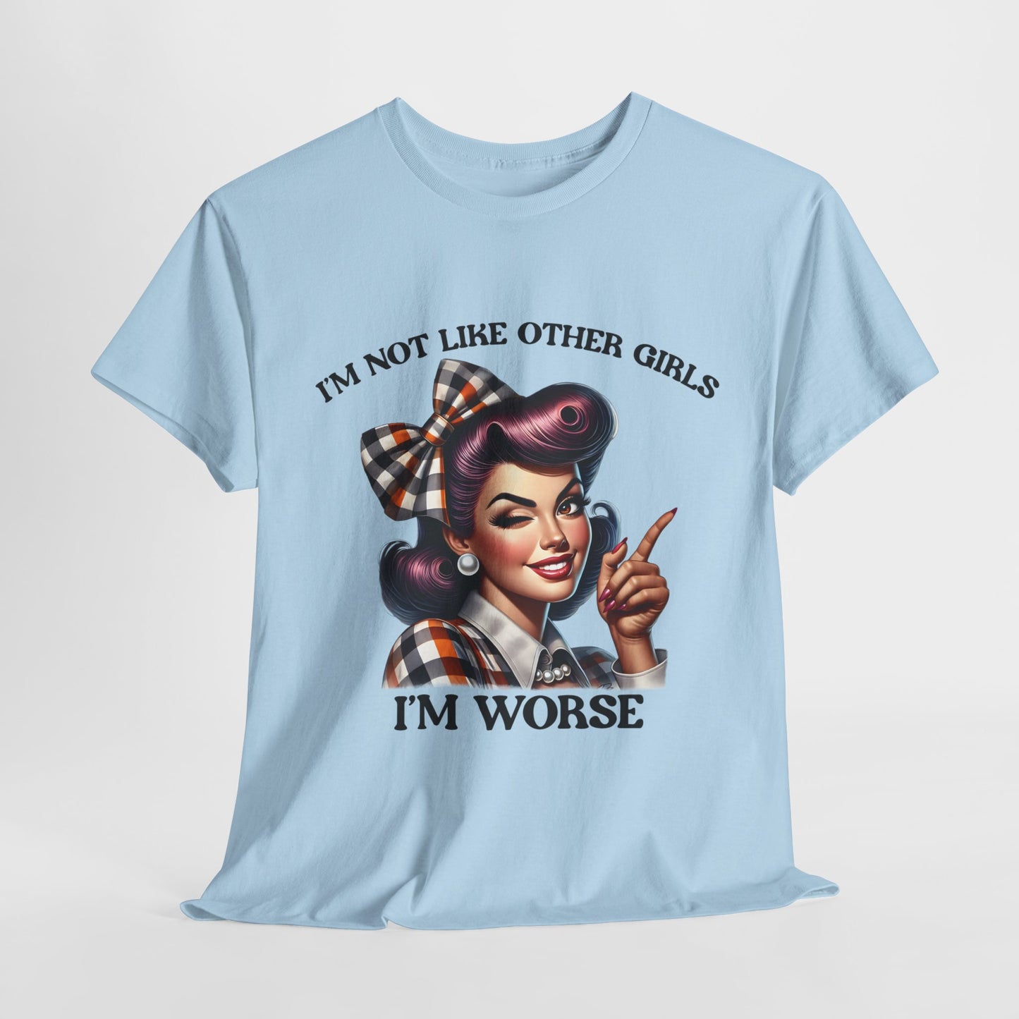 Funny Retro Housewife Short Sleeve Tee - Style #6