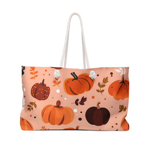 Autumn Pumpkins 4 Weekender Bag