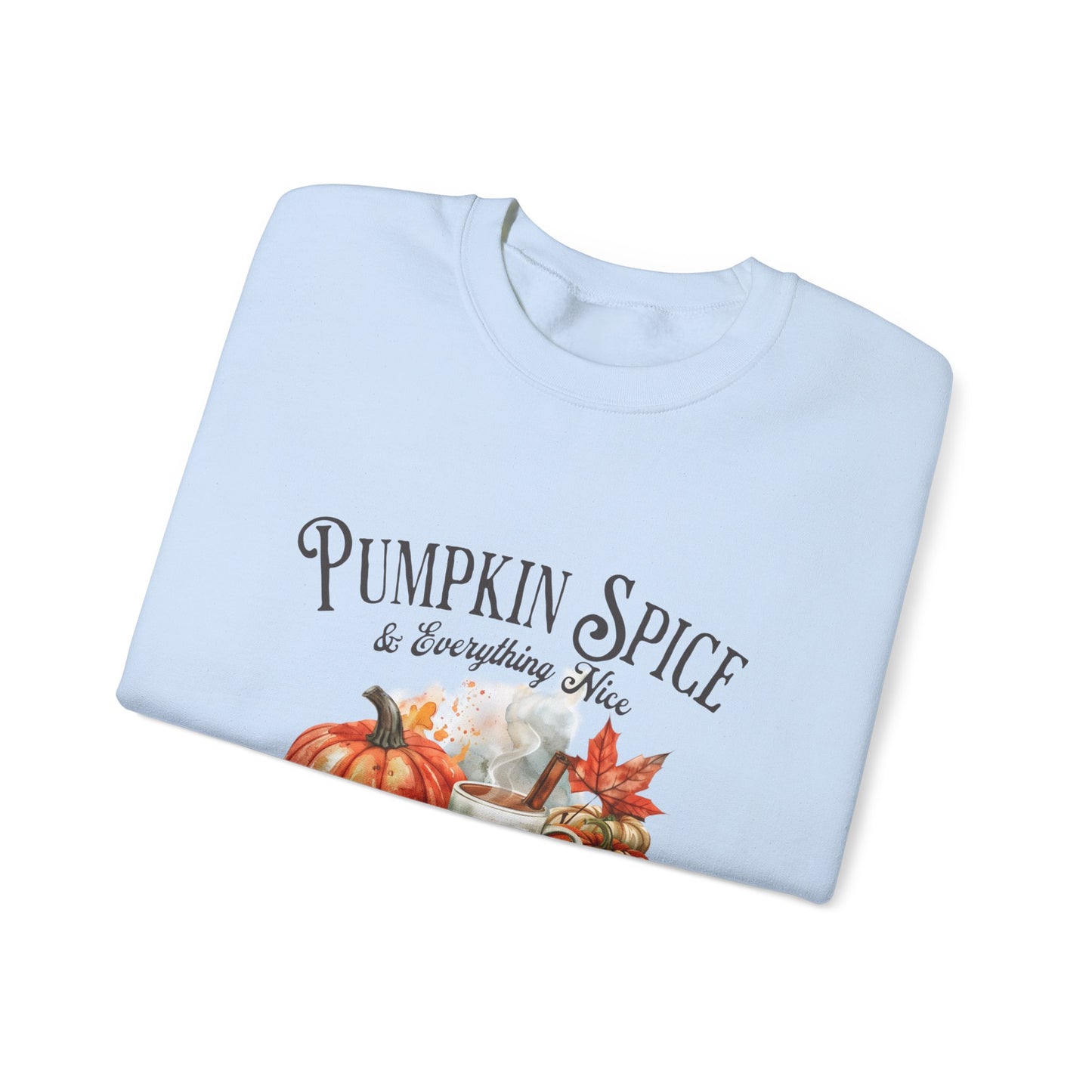 Pumpkin Spice and Everything Nice Unisex Heavy Blend™ Crewneck Sweatshirt