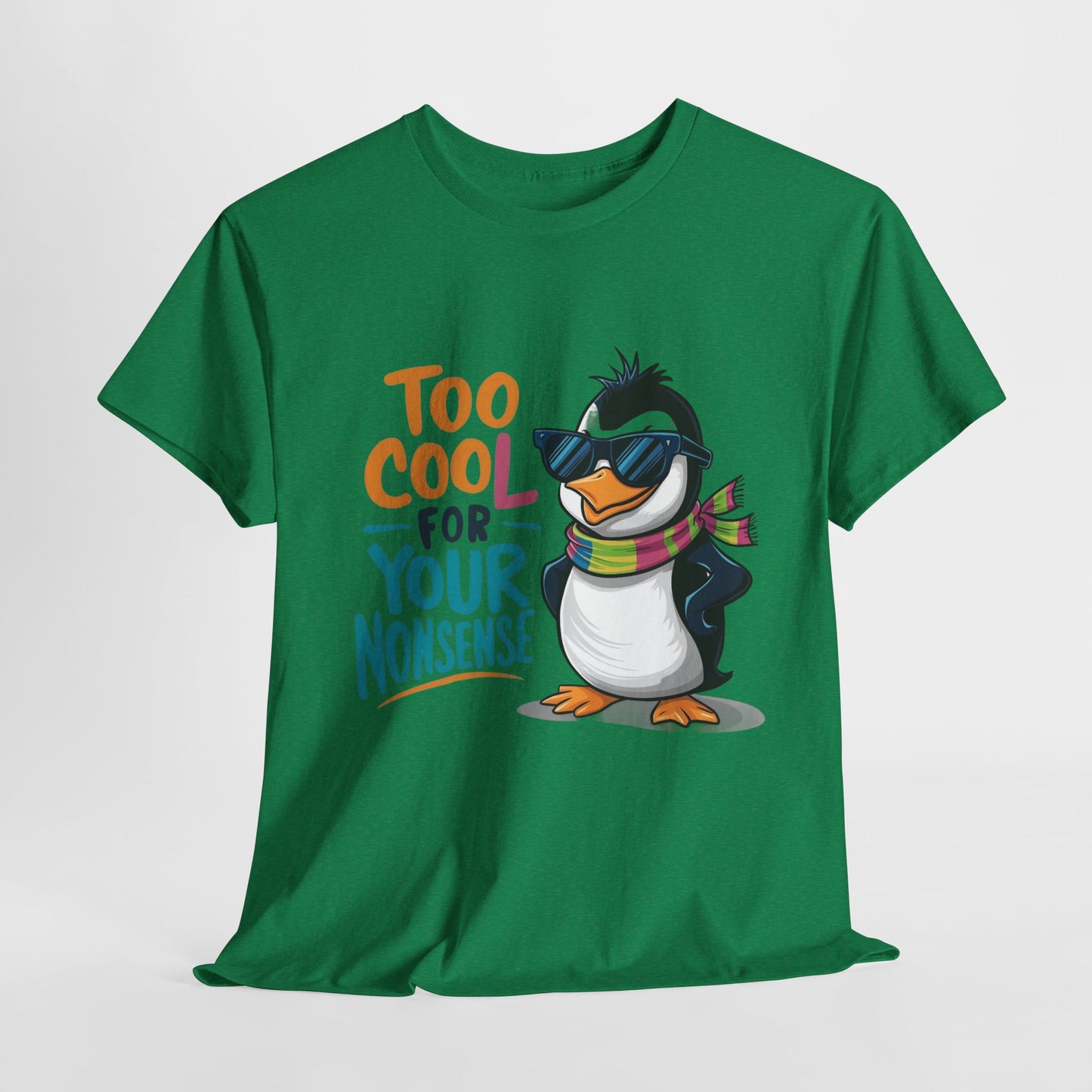 Funny Penguin Unisex Heavy Cotton Tee