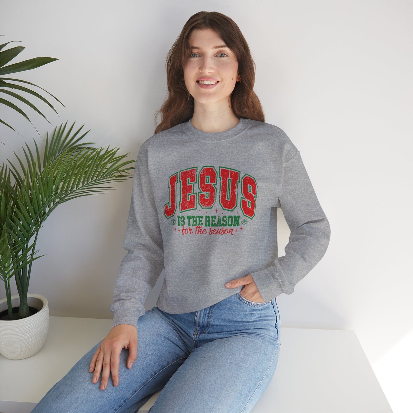 Christmas Jesus Is The Reason Sweatshirt