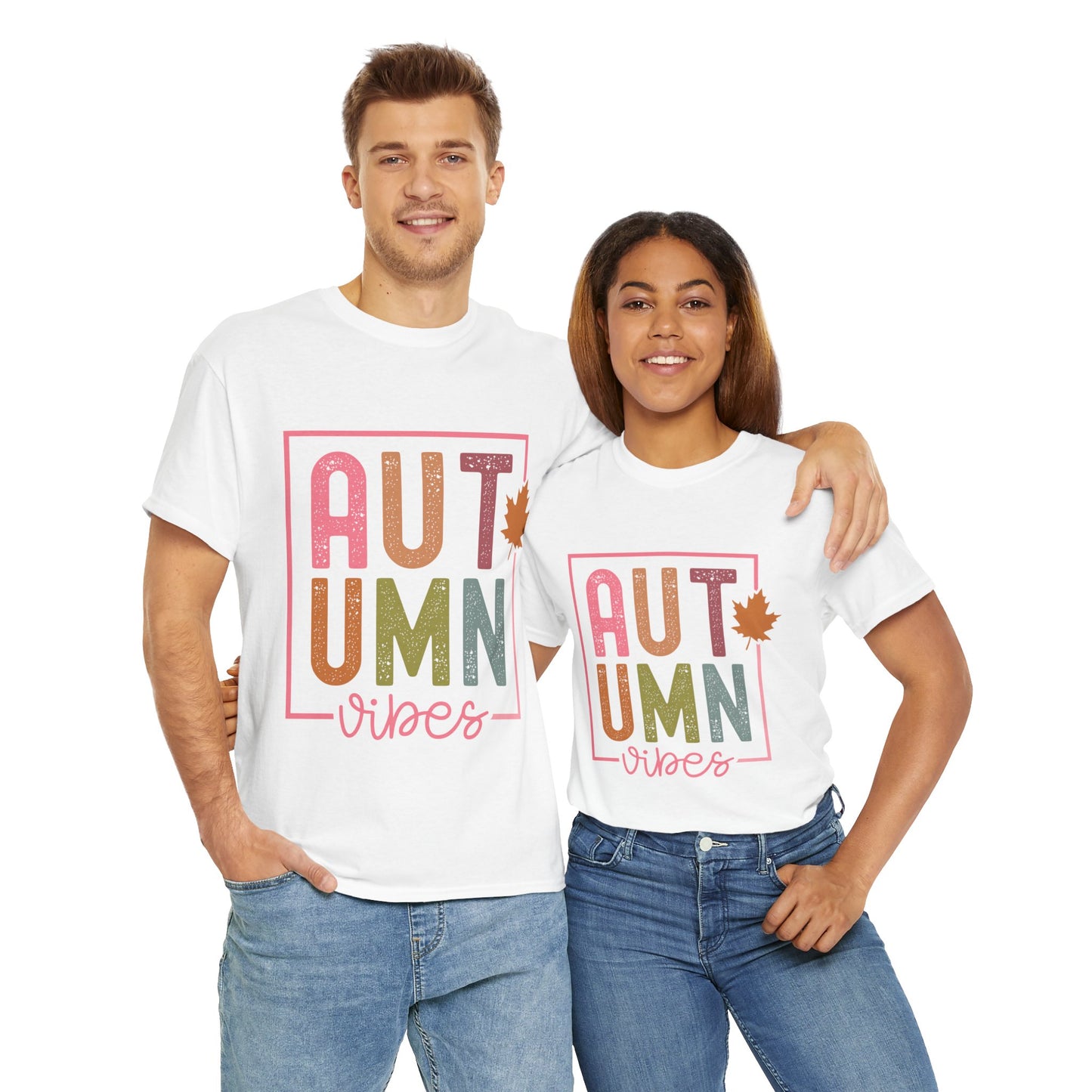 Autumn Vibes Unisex Heavy Cotton Tee