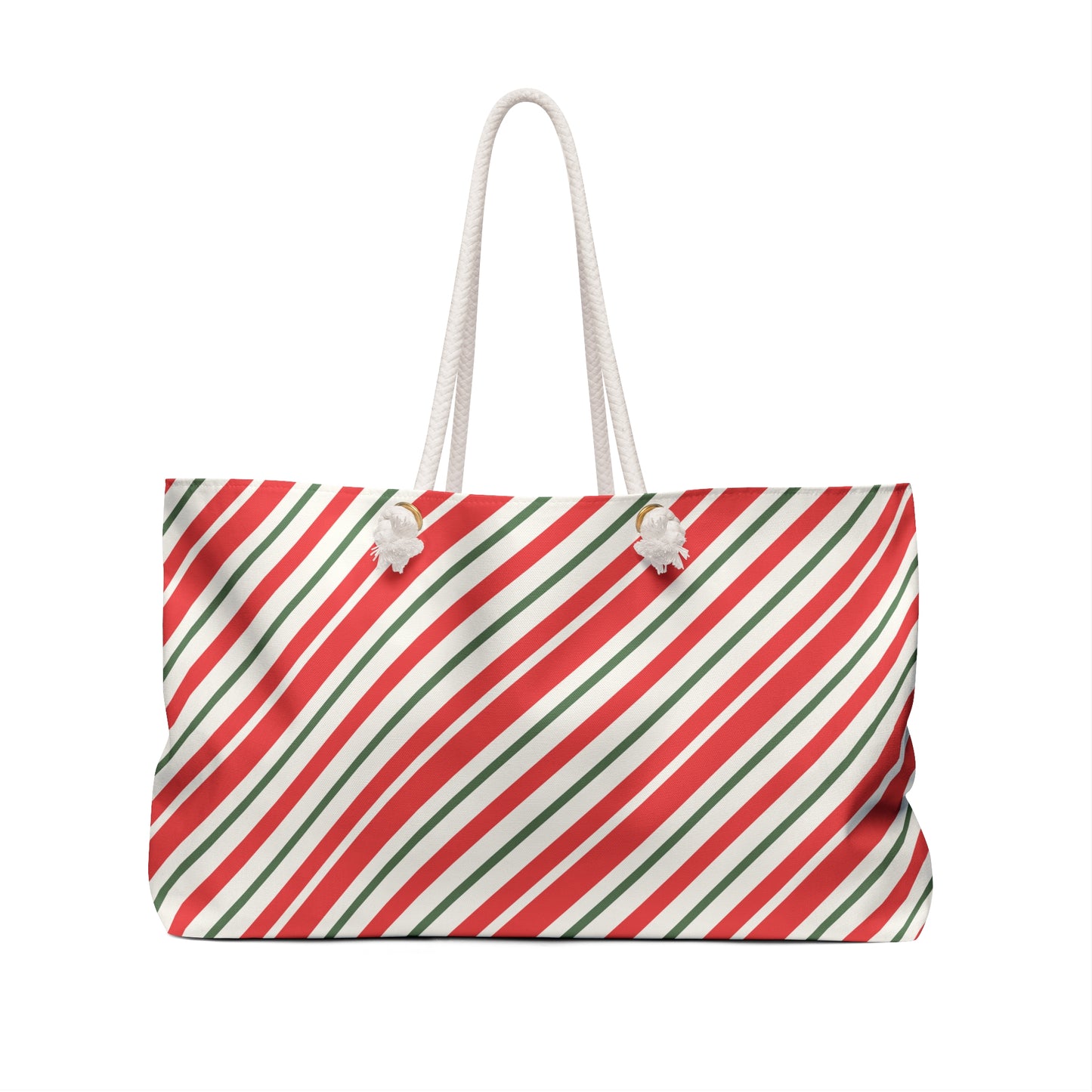 Christmas Stripes Weekender Bag