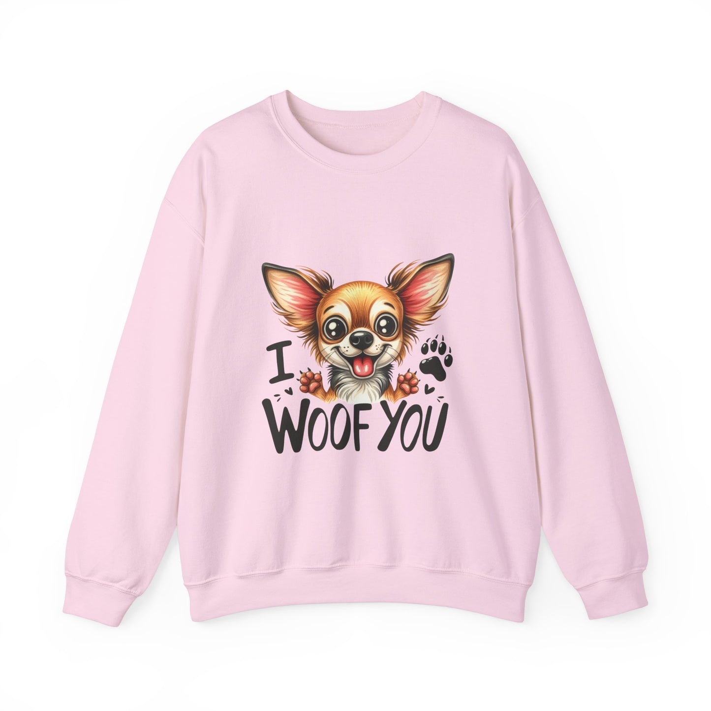 I Woof You Funny Dog Sweatshirt