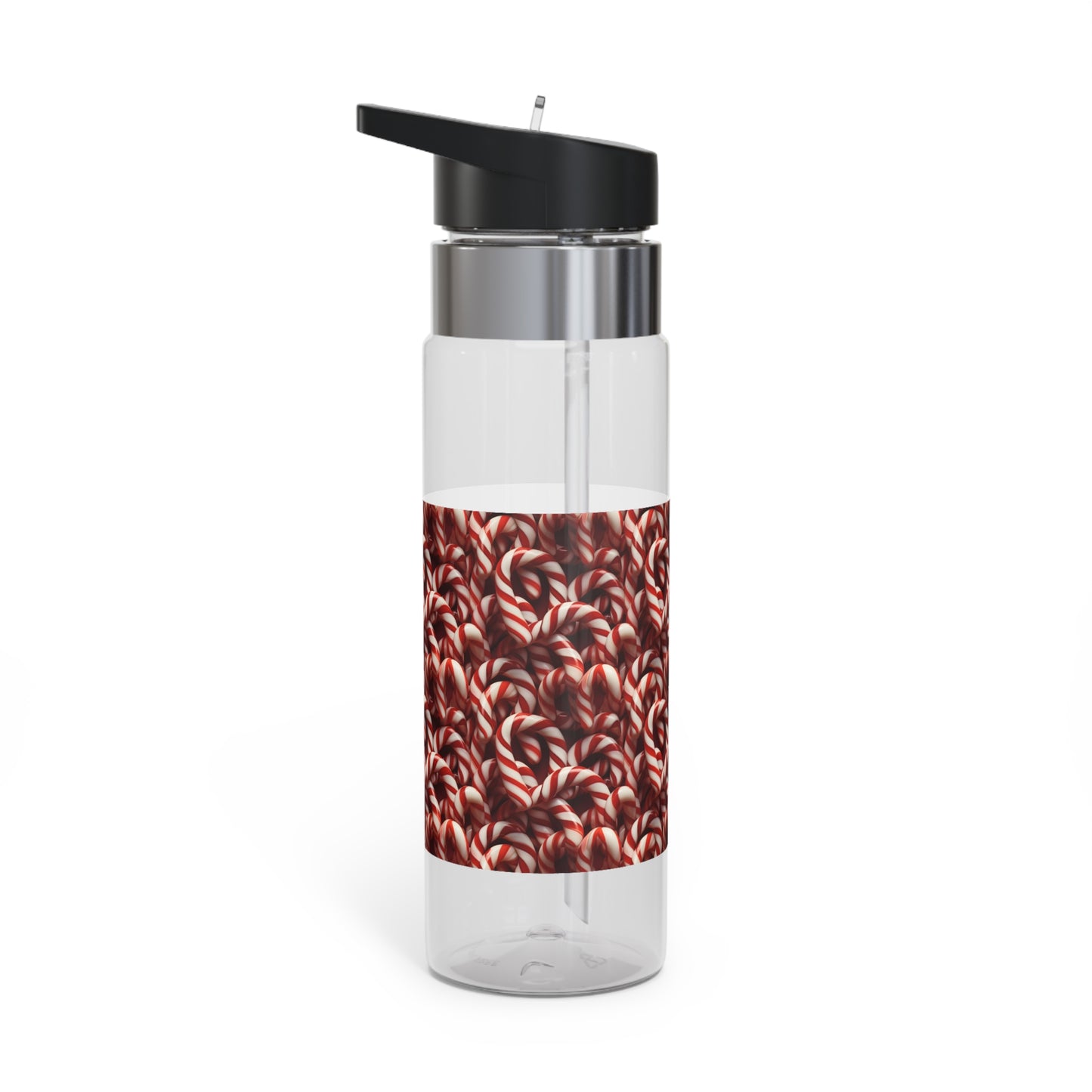 Christmas Candy Canes Sport Water Bottle