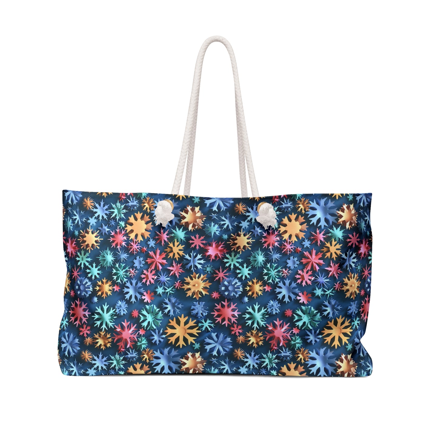 Colorful Snowflakes 1 Weekender Bag