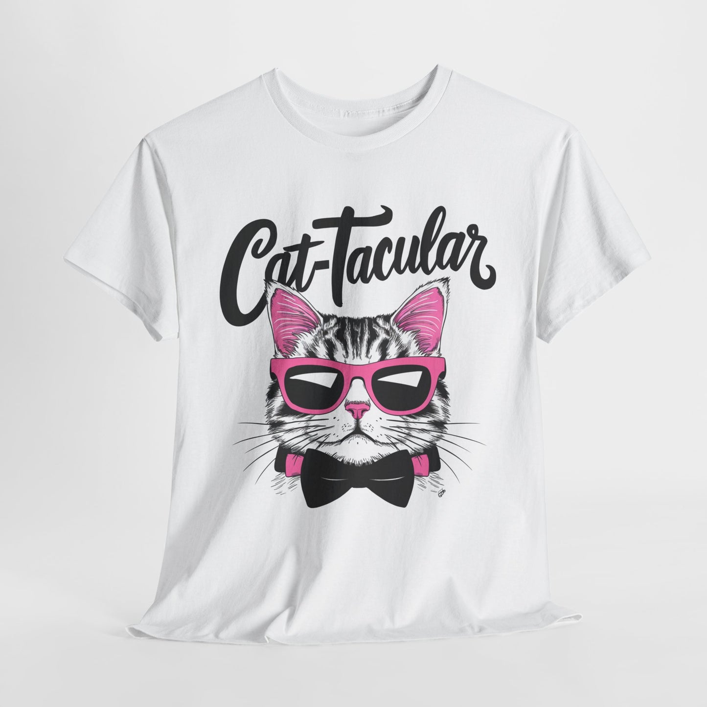 Cat-tacular Funny Cat Heavy Cotton Tee