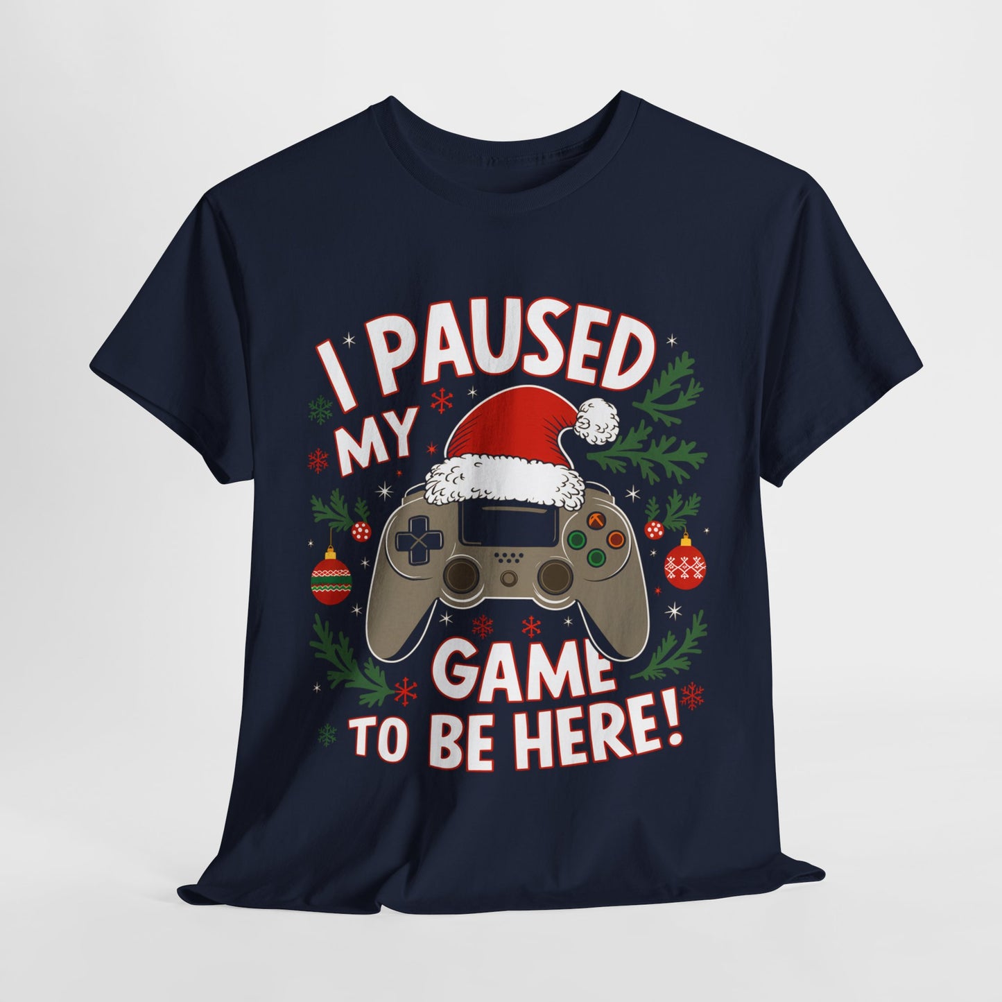 Gamer Christmas Heavy Cotton Tee