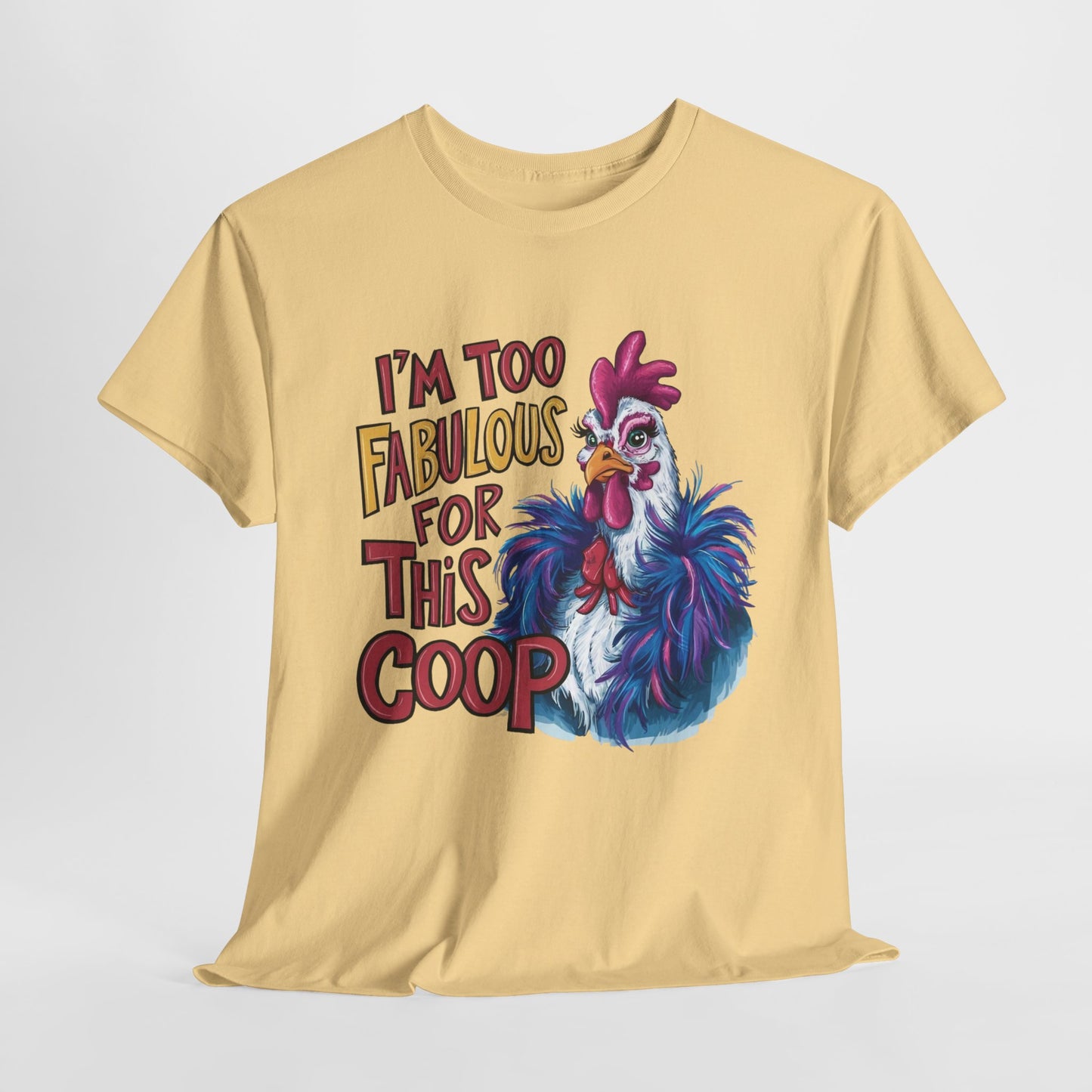 Funny Chicken Unisex Heavy Cotton Tee