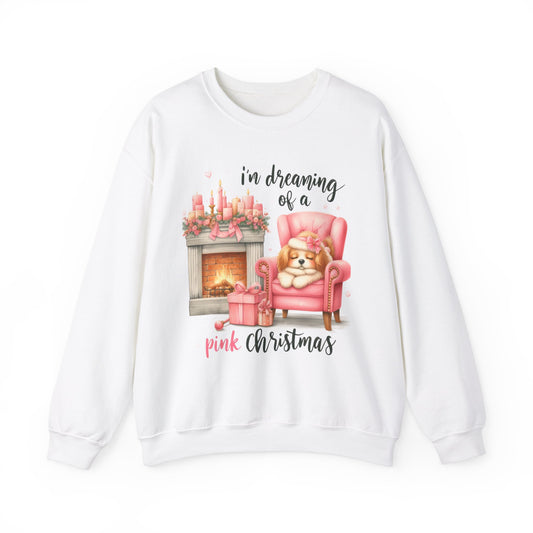 Dreaming Of A Pink Christmas Sweatshirt