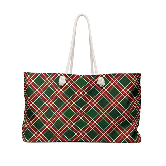 Christmas Plaid 1 Weekender Bag