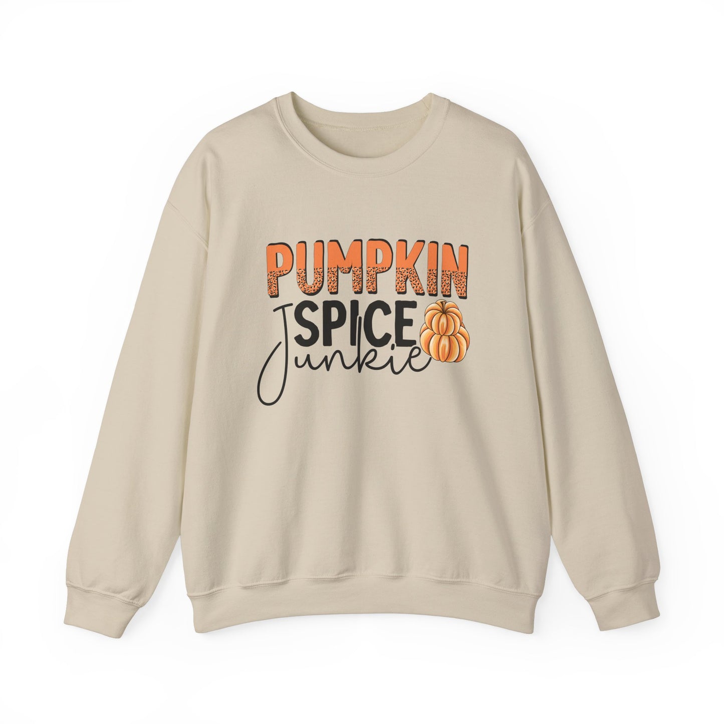 Pumpkin Spice Junkie Unisex Heavy Blend™ Crewneck Sweatshirt