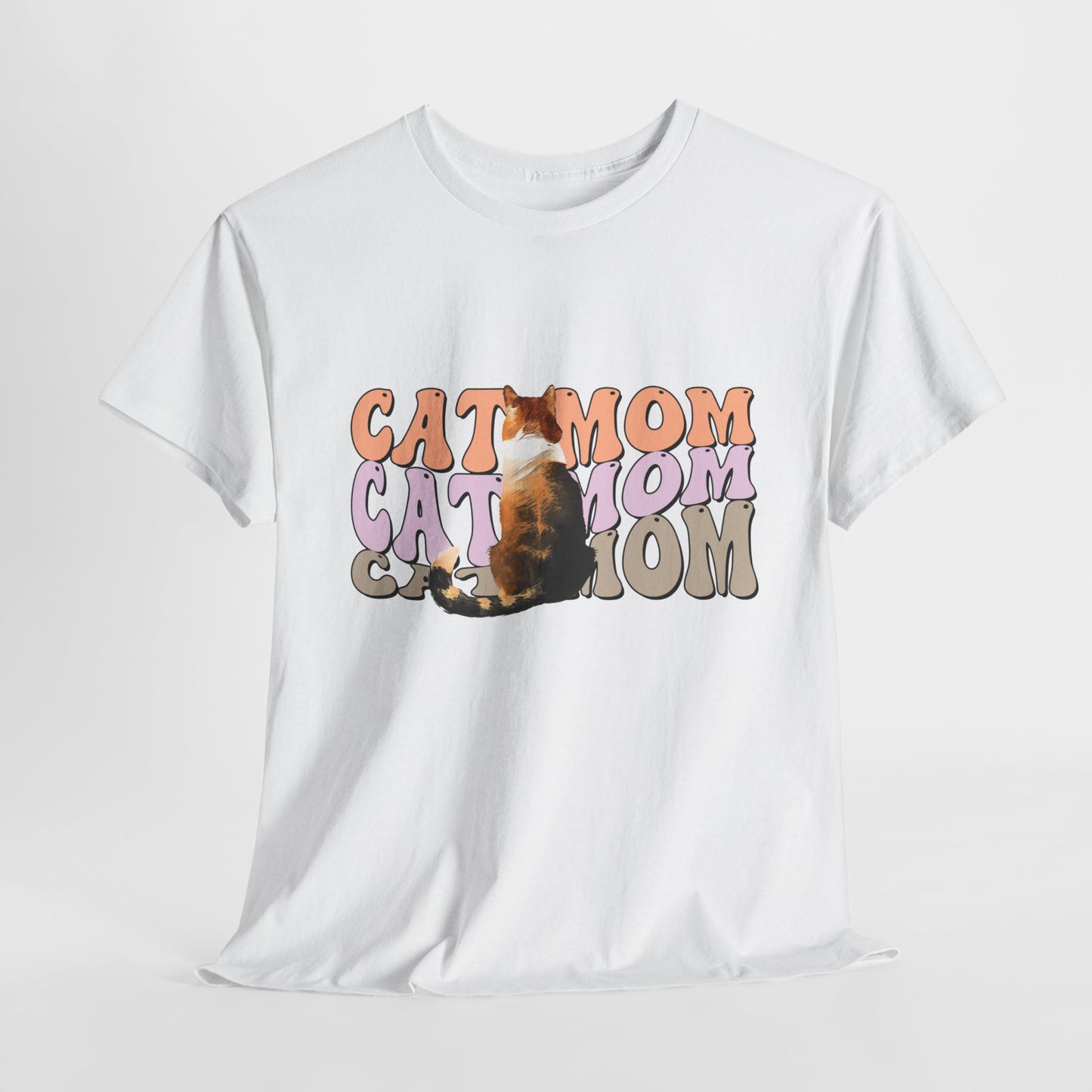 Cat Mom Heavy Cotton Tee