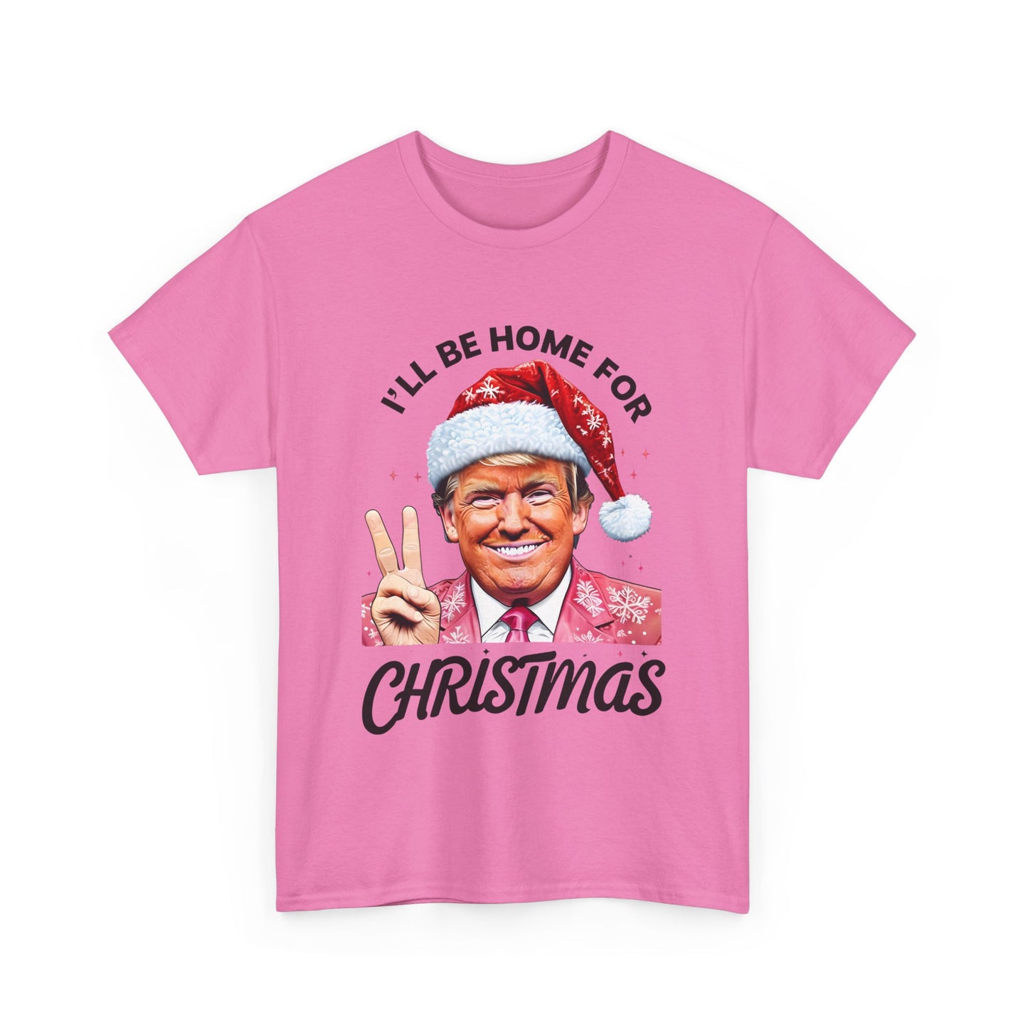 Trump I'll Be Home For Christmas T-Shirt