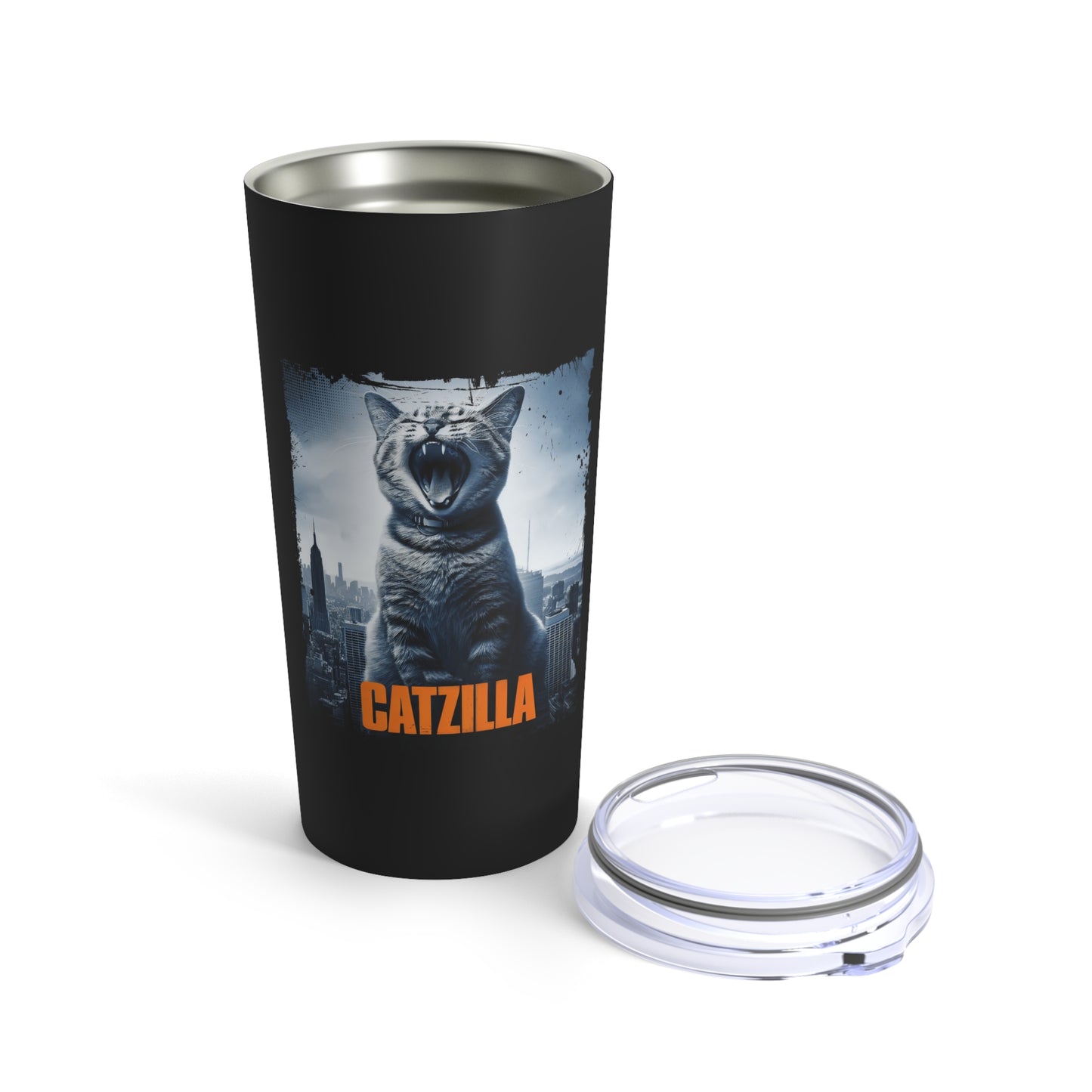 Catzilla Funny Cat Tumbler 20oz