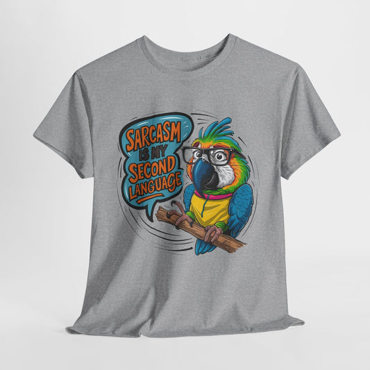 Sarcastic Parrot Unisex Heavy Cotton Tee